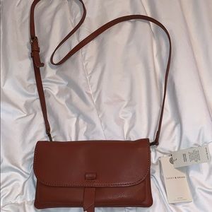 Lucky Brand Genuine Leather Convertible Crossbody